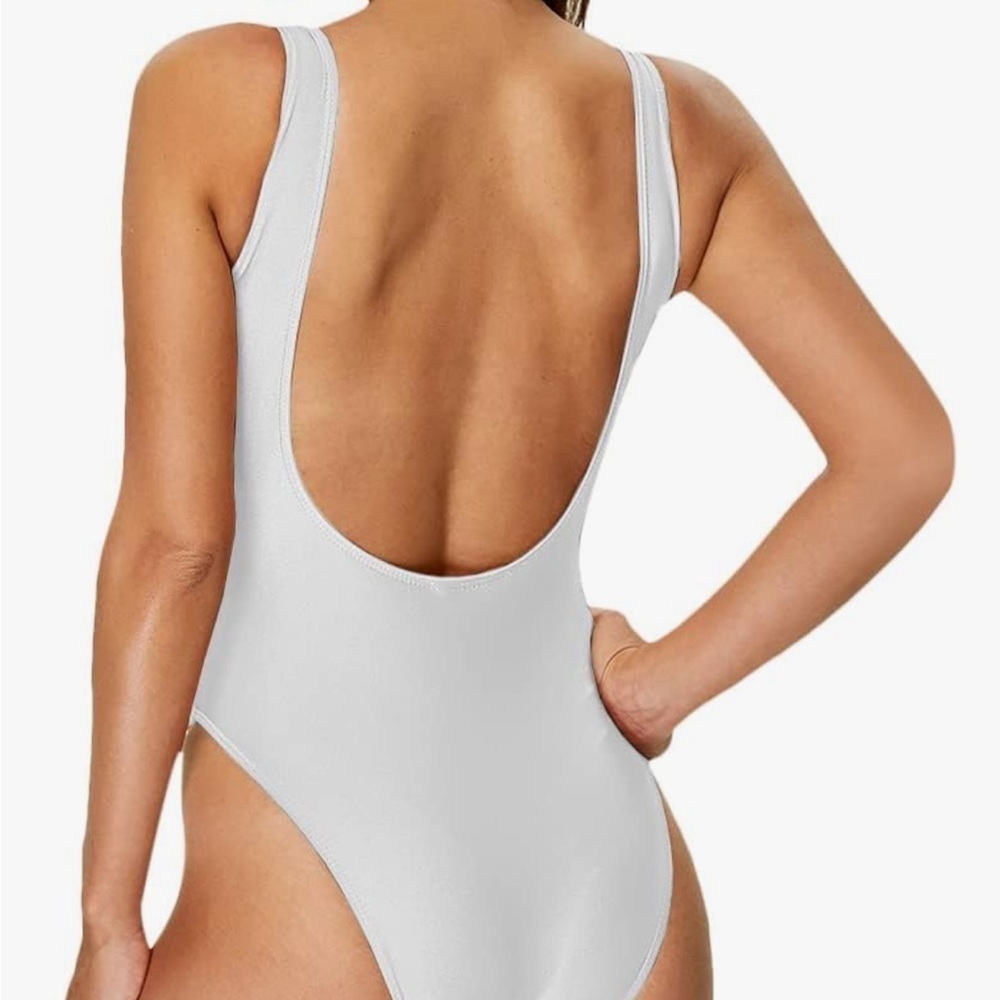 Bride One Piece Swimsuit White Pink Lettering Women's Size S - Picture 2 of 5